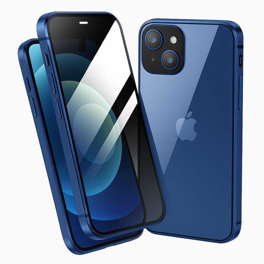 Norvo | Magnetisk personvernbeskyttelsesdeksel for iPhone med skjermbeskyttelse