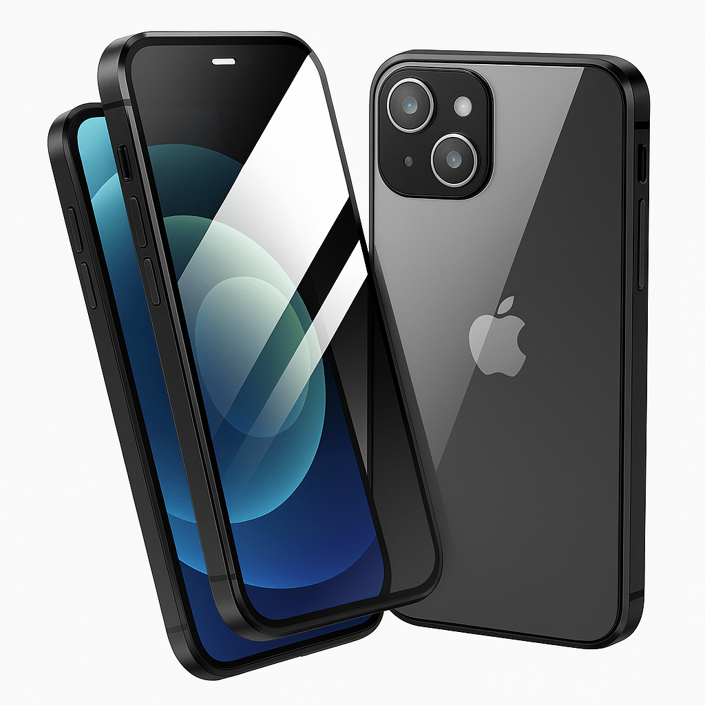 Norvo | Magnetisk personvernbeskyttelsesdeksel for iPhone med skjermbeskyttelse