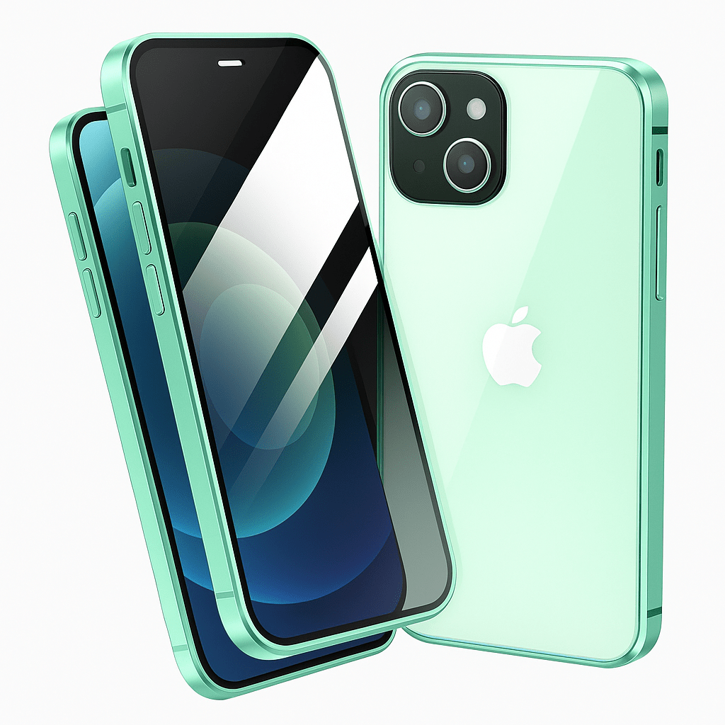 Norvo | Magnetisk personvernbeskyttelsesdeksel for iPhone med skjermbeskyttelse