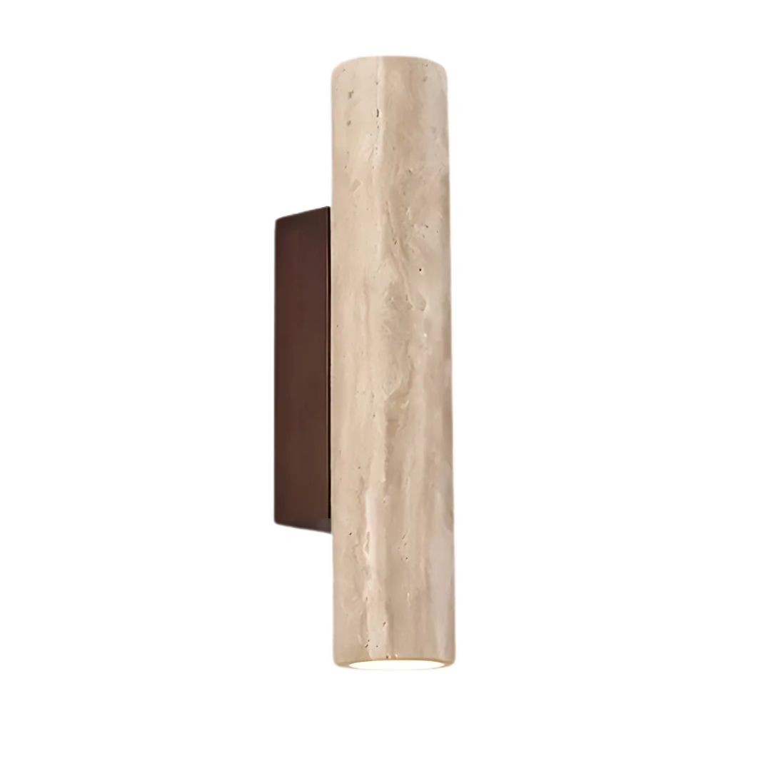 Norvo | Designer LED Vegglampe med Marmorfinish i Wabi Sabi Stil