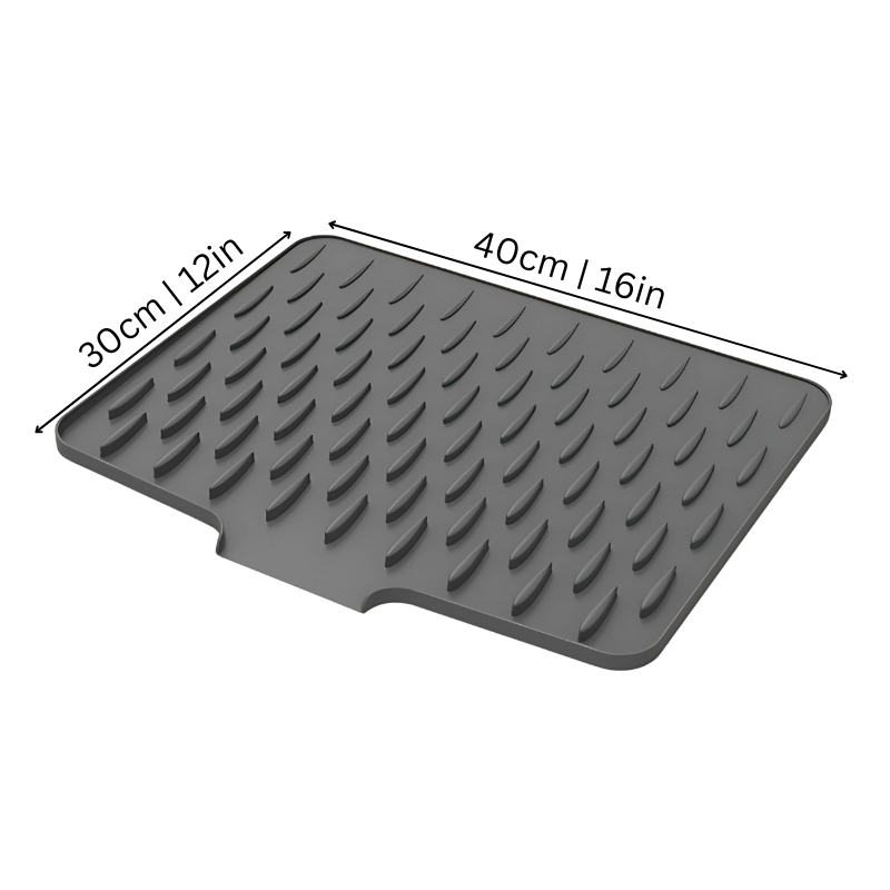 Norvo | FlexiDry Silikon Tørkematte – Varmeresistent, Rutsjfritt & Plassbesparende Design