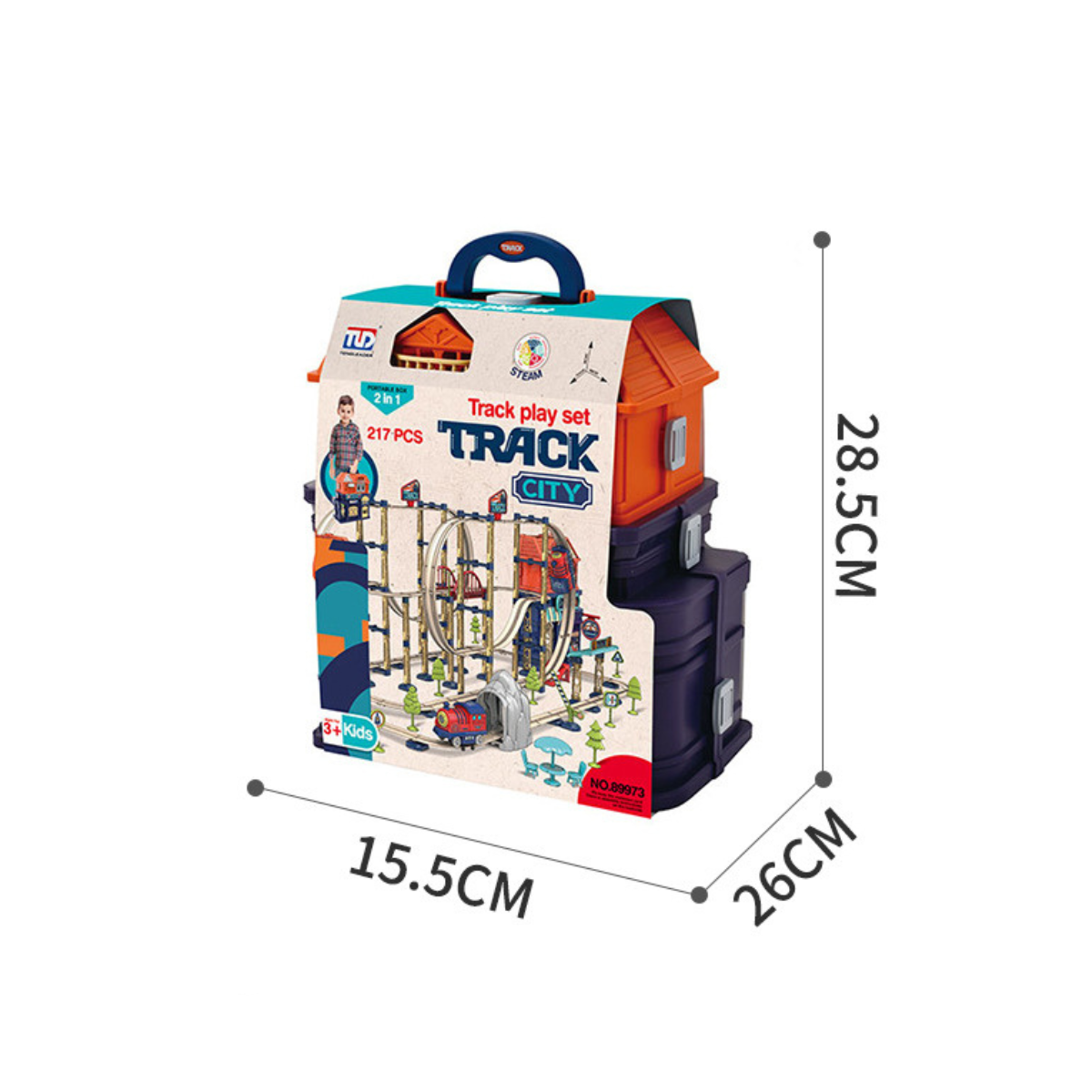 Norvo | Togeventyr | Uendelig lek moro - Komplett togsett med broer og kurver