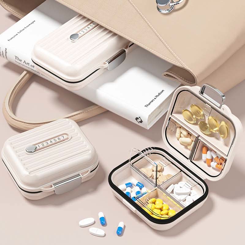 Norvo | Bærbar medisinorganisator med 7 rom og trippelt forsegling
