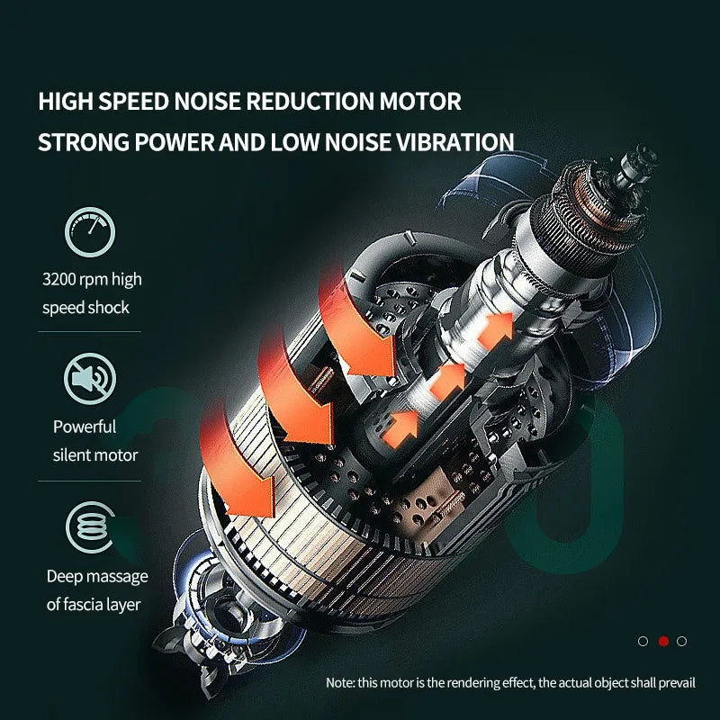 Bærbar massasjepistol for muskler Norvo