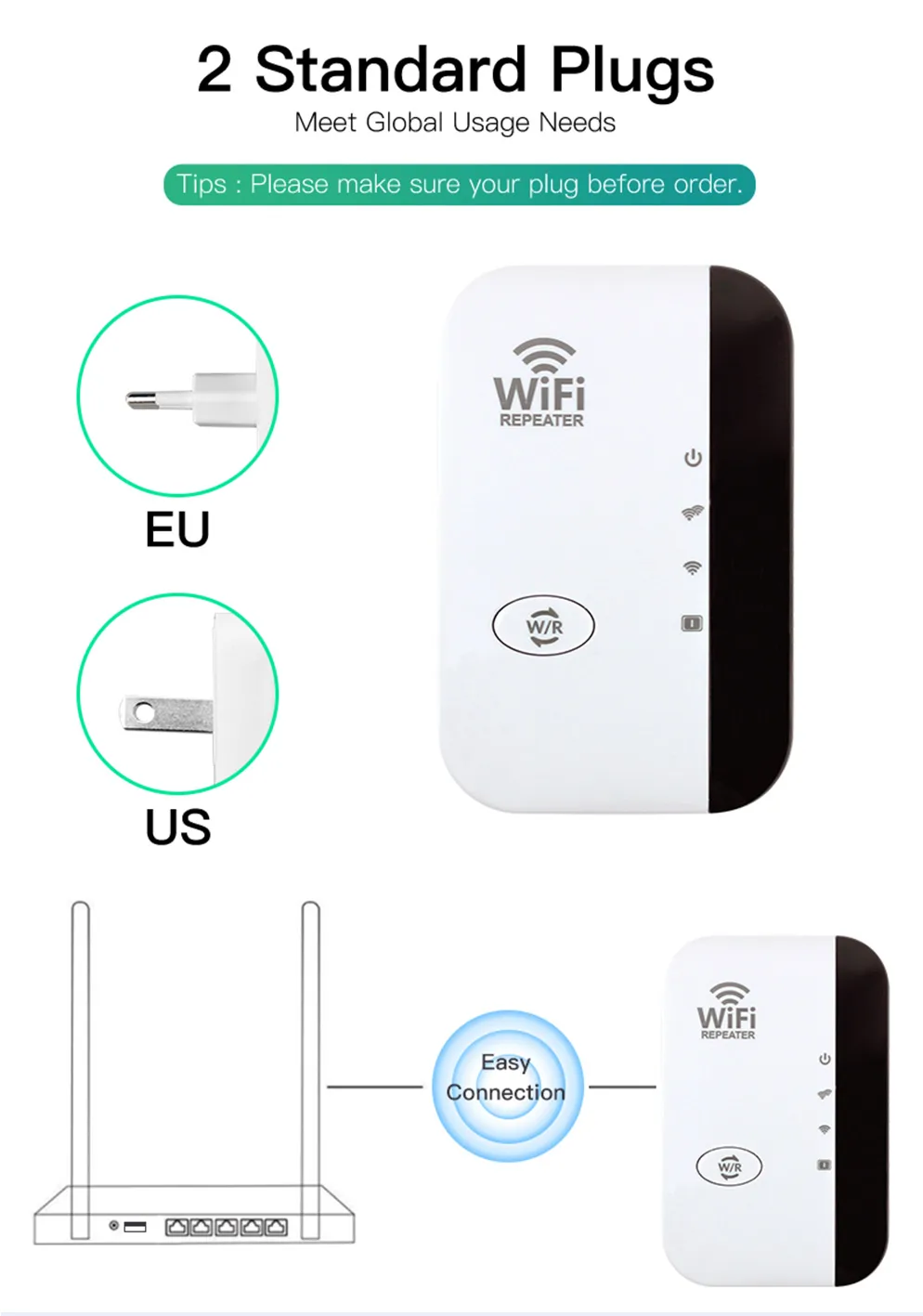 Norvo | Eindhoven WiFi Booster | Ekstern wifi-forsterker