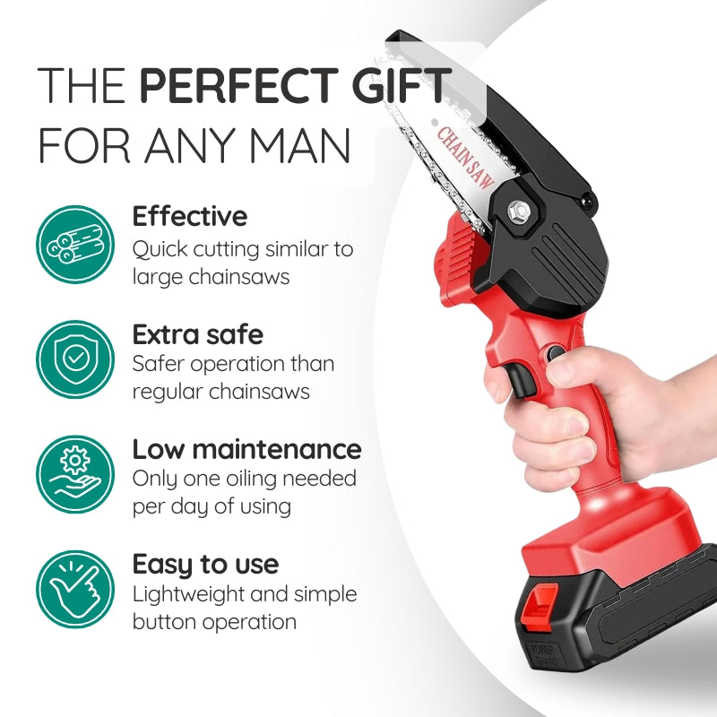 Norvo | Mini Oppgradert Trådløs Motorsag