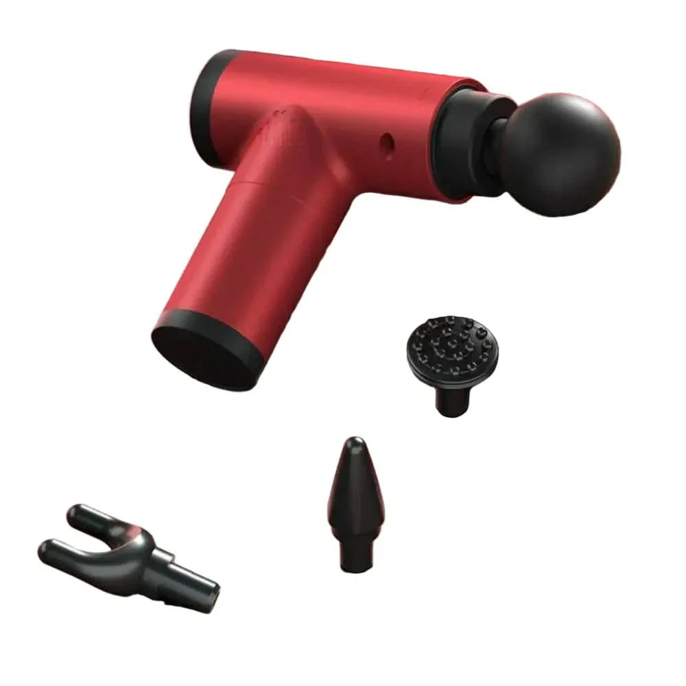 Norvo | Bærbar fascia gun med 6 hastighetsnivåer og 4 massasjehodene