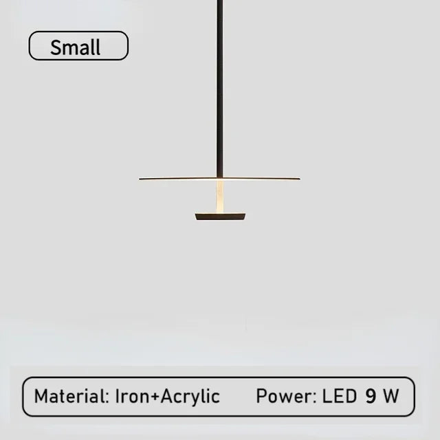 Moderne ElegantArc LED Ring Pendellampe - Minimalistisk Design for Stue & Spisestue | Norvo