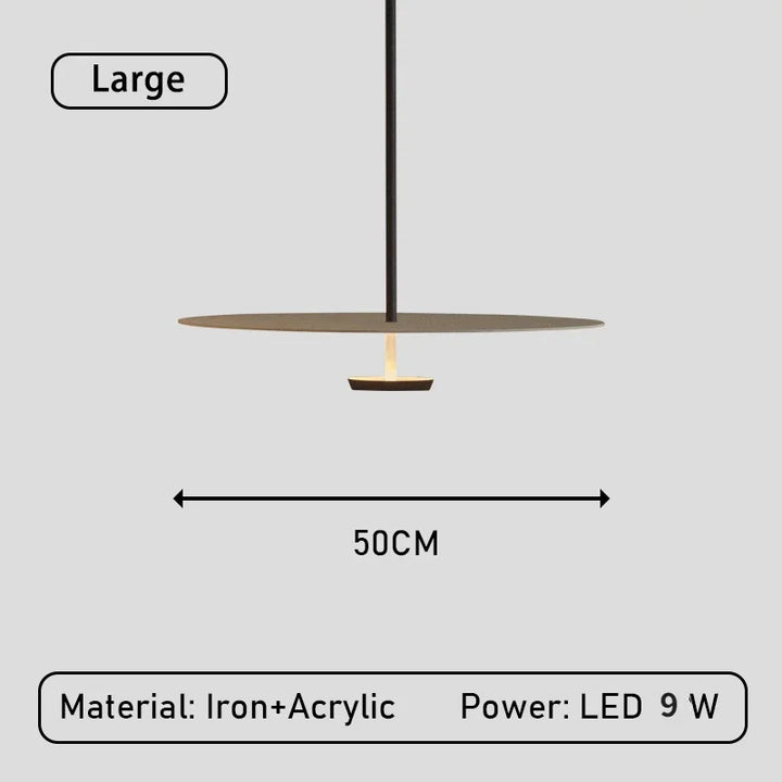 Moderne ElegantArc LED Ring Pendellampe - Minimalistisk Design for Stue & Spisestue | Norvo