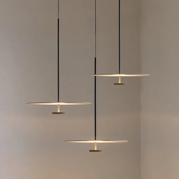 Moderne ElegantArc LED Ring Pendellampe - Minimalistisk Design for Stue & Spisestue | Norvo
