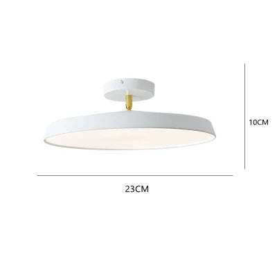 Moderne LED Taklampe for Veranda og Gang – Stilfull Ganglampe i Svart