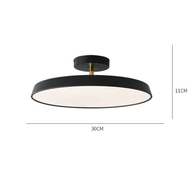 Moderne LED Taklampe for Veranda og Gang – Stilfull Ganglampe i Svart