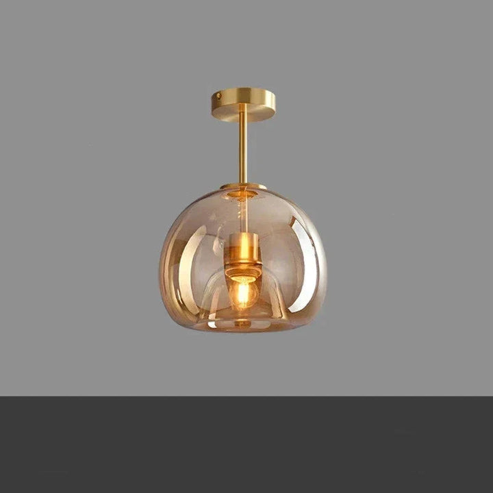 Norvo | Gjennomsiktighet - Minimalistisk Glass Taklampe for Eleganse
