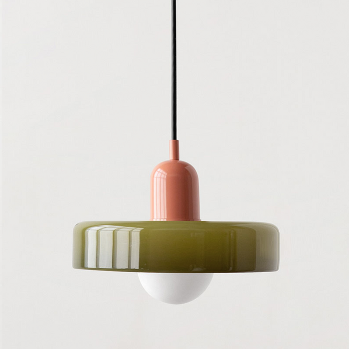 Norvo | Bauhaus Inspirert Fargerik Glass Pendellampe