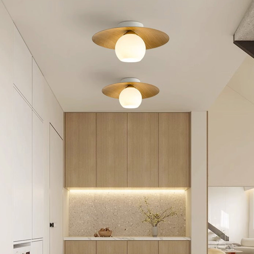 Moderne Semi-Flush Taklampe | Norvo