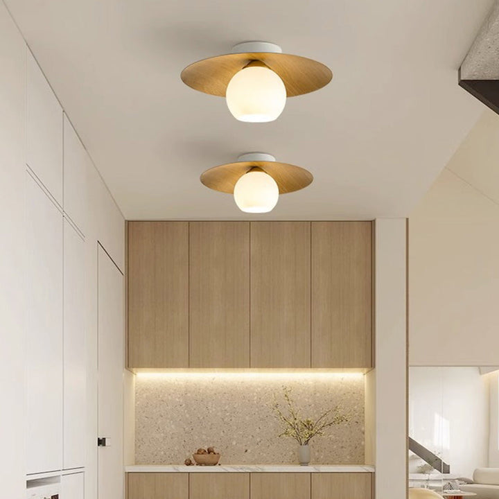 Moderne Semi-Flush Taklampe | Norvo