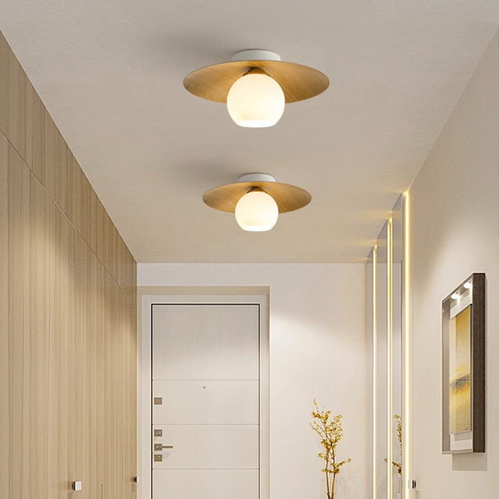 Moderne Semi-Flush Taklampe | Norvo