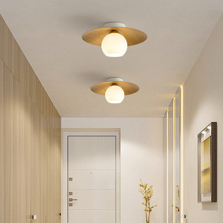 Moderne Semi-Flush Taklampe | Norvo
