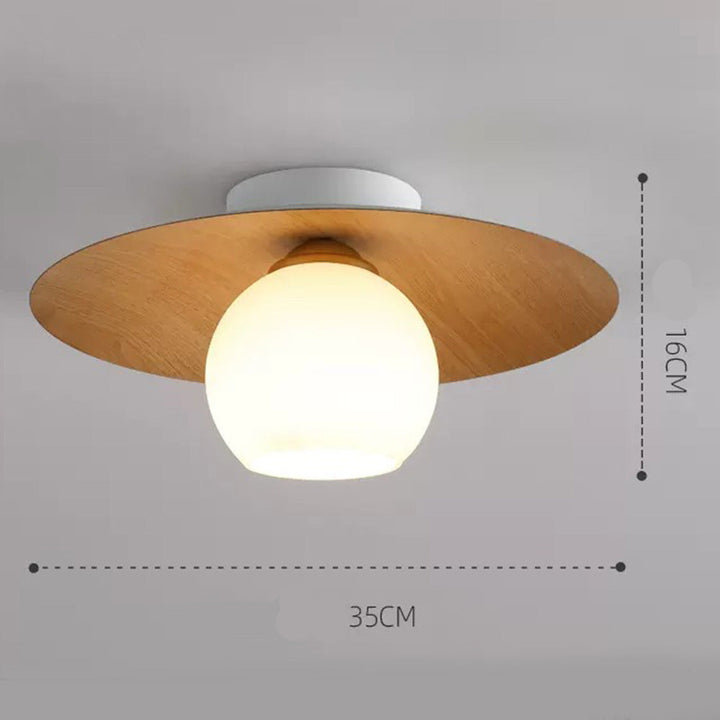 Moderne Semi-Flush Taklampe | Norvo