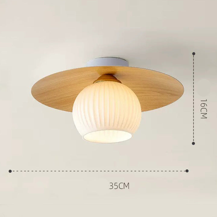 Moderne Semi-Flush Taklampe | Norvo