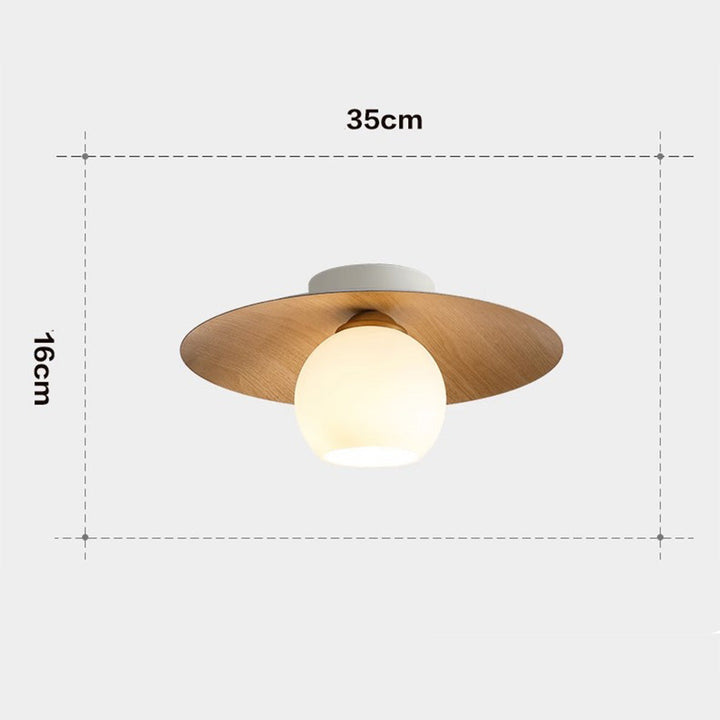 Moderne Semi-Flush Taklampe | Norvo