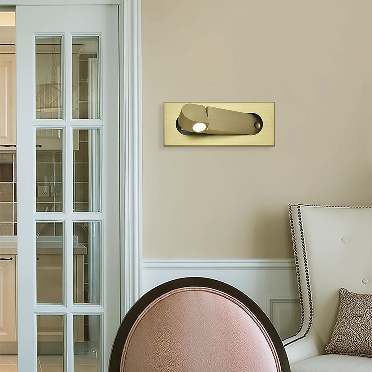 Norvo | Justerbar LED Seng Sidevegg Leselampe