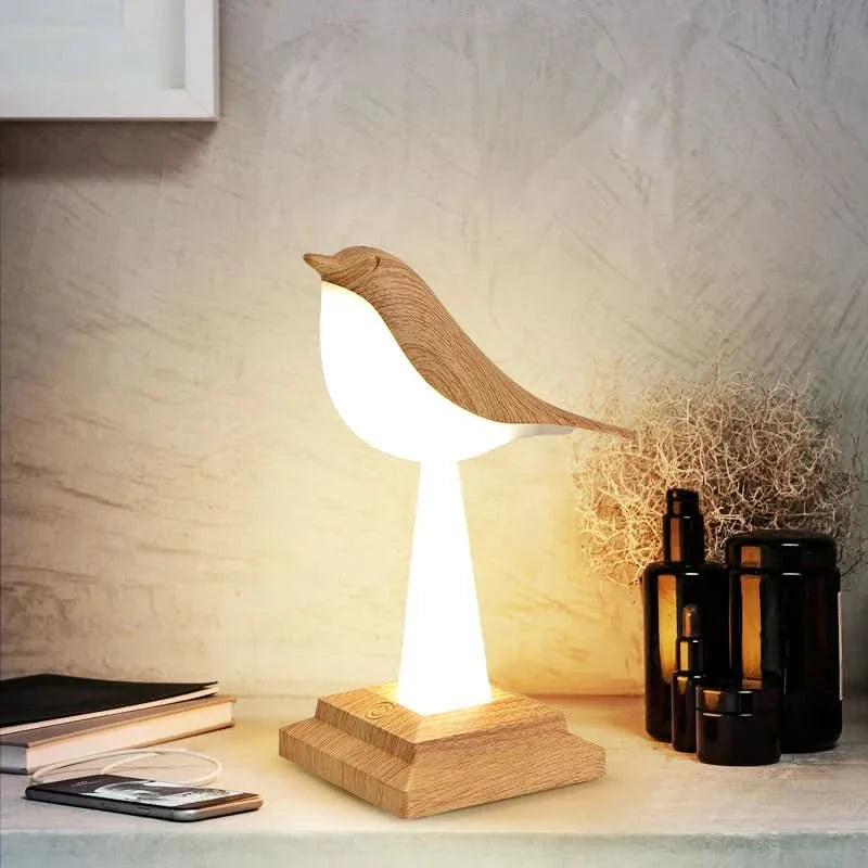 Norvo | Eclectus Fuglinspirert LED Bordlampe