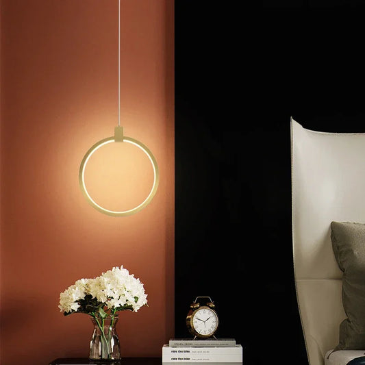 Norvo | Elegant Double Ring Pendant Light | DuoGlow