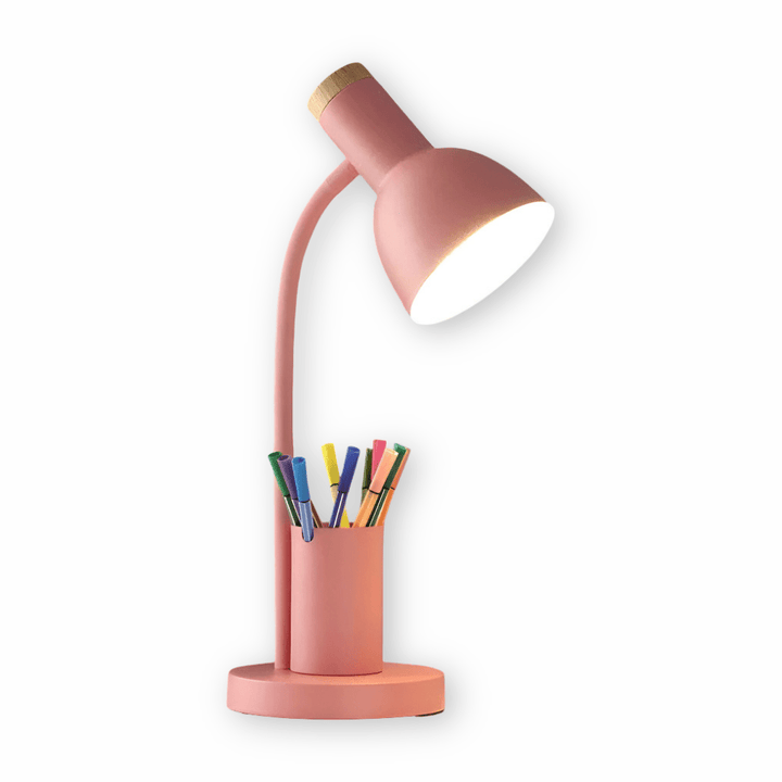 Norvo | Moderne LED Skrivebordslampe med Pennholder for Skrivebord & Hjem
