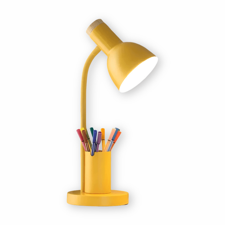 Norvo | Moderne LED Skrivebordslampe med Pennholder for Skrivebord & Hjem