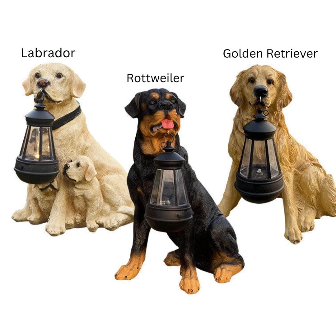 Norvo | Solhage Hundelykt | Håndlaget & Værbestandig | Automatisk Lys | Modell BellaLu