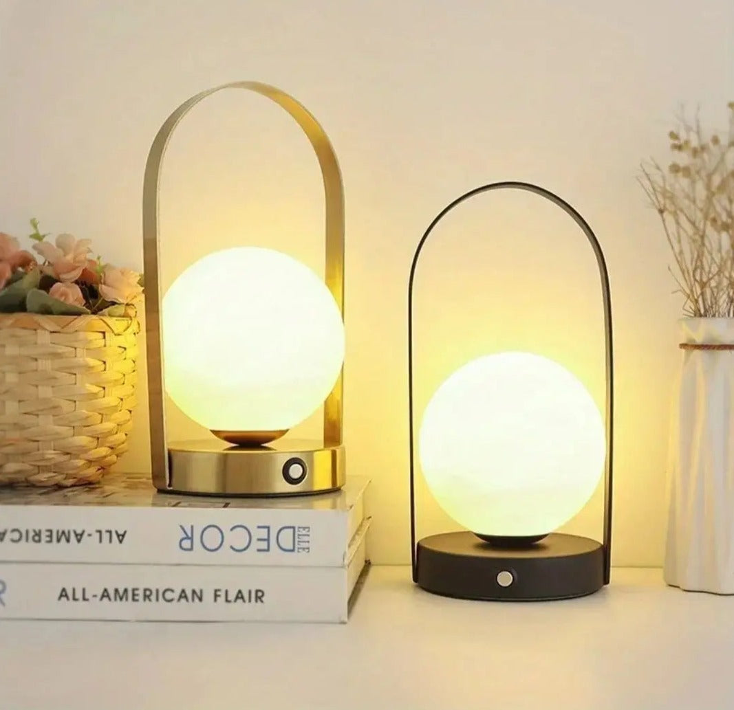 Norvo | Stillegående Bærbar LED Bordlampe med Berøringskontroll og Oppladbart Batteri