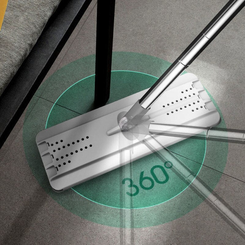 Norvo | Ultimate 360° Mopp & bøtte sett med aluminiums håndtak