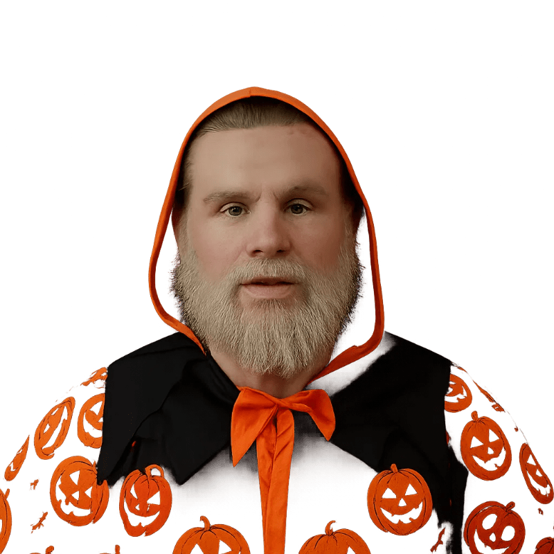 Norvo | Halloween Lateksmaske | Realistisk og Elastisk | Voksen