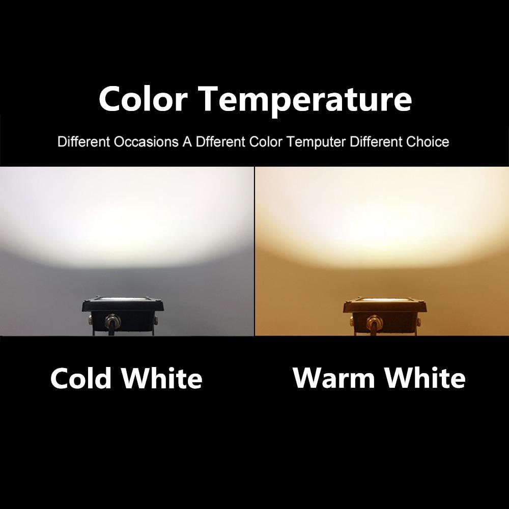 Norvo | Bevegelsessensor LED Flomlys 10W 30W 50W 220V Flomlys søkelys IP65 Reflektor Utendørs belysning LED utvendig SpotLight