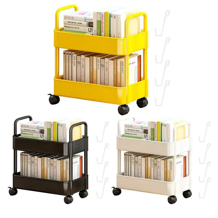 Norvo | BookRacer – Mobil bokvogn med 2 hyller