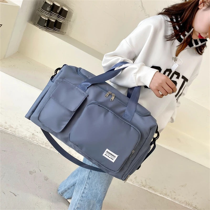 Norvo | Multi-lomme reiseveske, sports- og treningsbag med separat skoparti