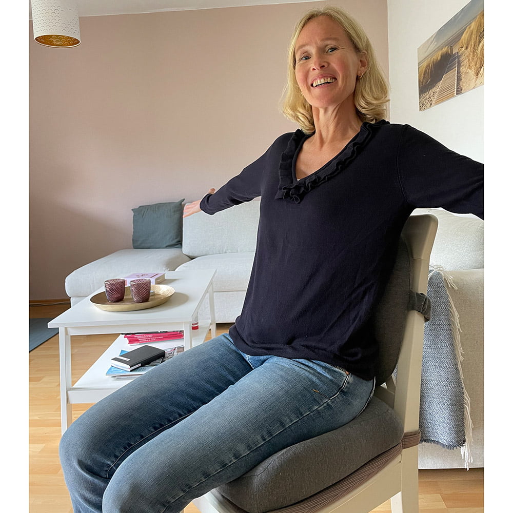 Norvo | Ortopedisk Setepute Sett | Smertelindring for Halebein & Lendestøtte for Kontor, Bil & Hjemmebruk