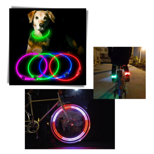 Fargerik neon LED-ledning