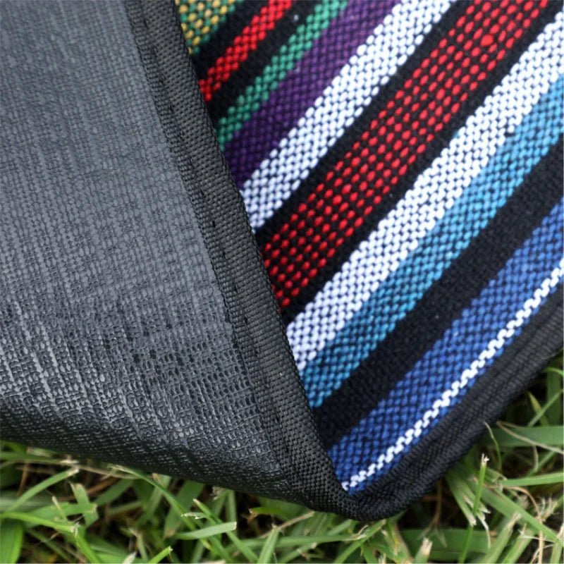 Norvo | Utendørs teppe | Vanntett piknikteppe med etnisk design for camping og turer