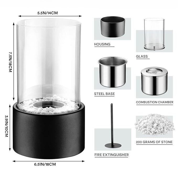 Norvo | Elegant evig flamme oljelampe – Klassisk design med moderne funksjonalitet