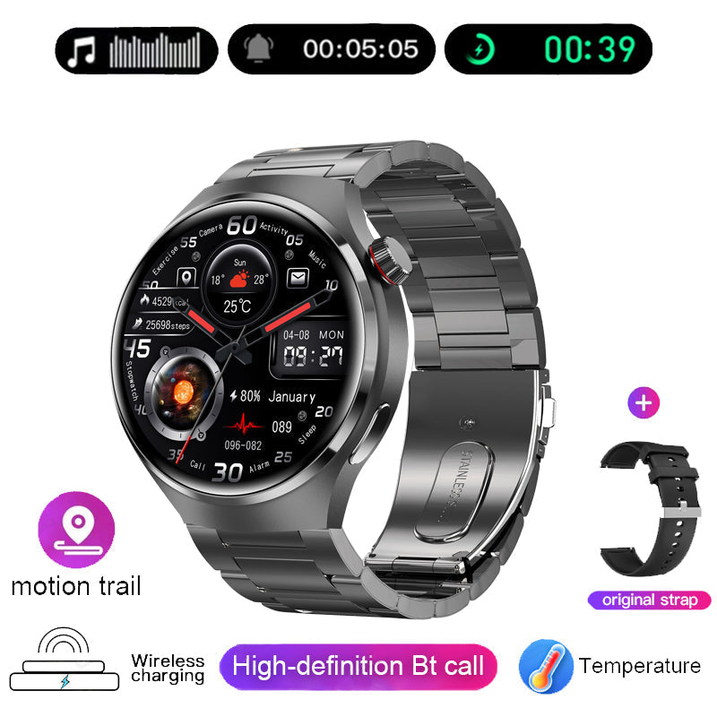 Norvo |  Gt4 Pro Smartwatch For Menn: Ip68 Nfc Gps Tracker, Amoled 360*360 Hd-Skjerm, Hjertefrekvens, Bluetooth-Samtale Begrenset Utgave