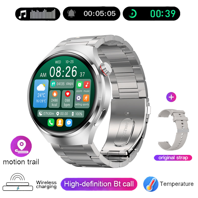 Norvo |  Gt4 Pro Smartwatch For Menn: Ip68 Nfc Gps Tracker, Amoled 360*360 Hd-Skjerm, Hjertefrekvens, Bluetooth-Samtale Begrenset Utgave