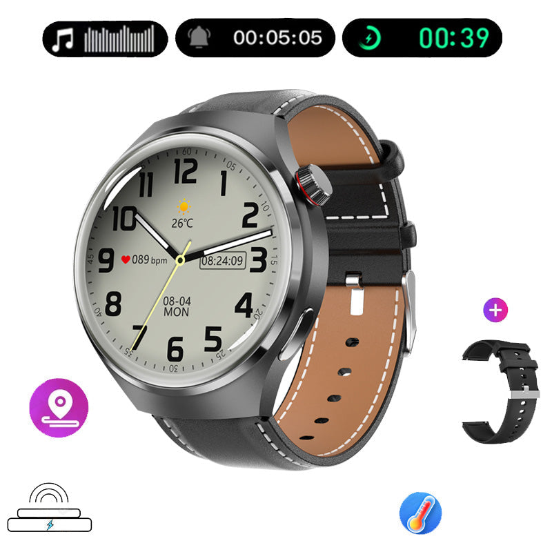 Norvo |  Gt4 Pro Smartwatch For Menn: Ip68 Nfc Gps Tracker, Amoled 360*360 Hd-Skjerm, Hjertefrekvens, Bluetooth-Samtale Begrenset Utgave