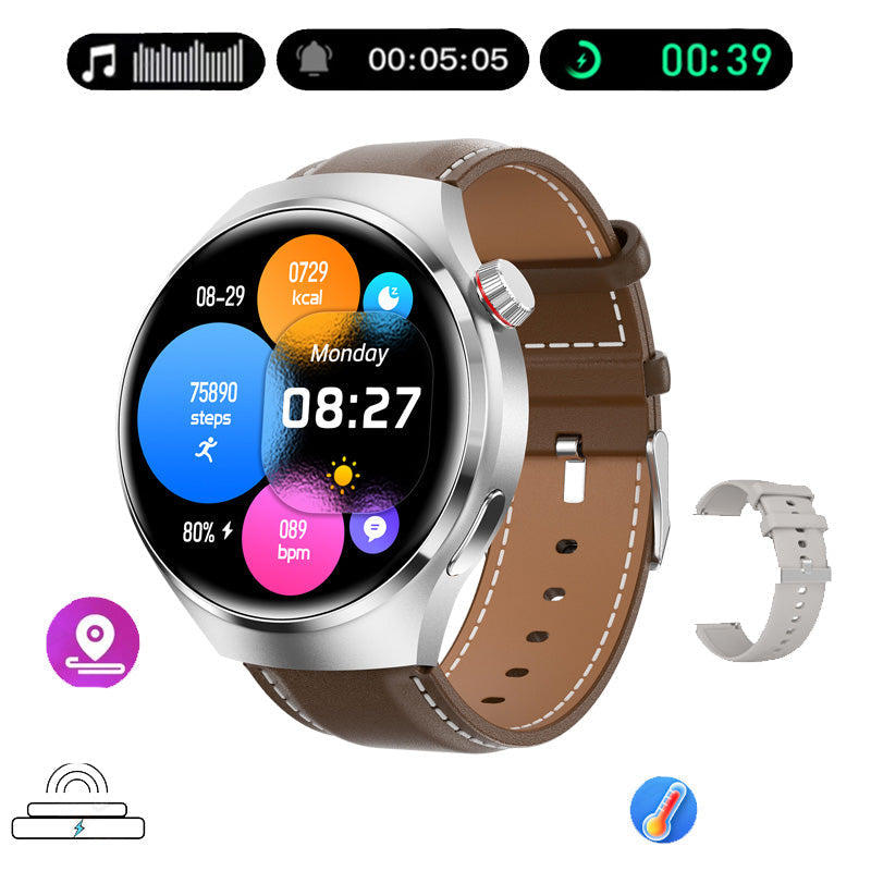 Norvo |  Gt4 Pro Smartwatch For Menn: Ip68 Nfc Gps Tracker, Amoled 360*360 Hd-Skjerm, Hjertefrekvens, Bluetooth-Samtale Begrenset Utgave