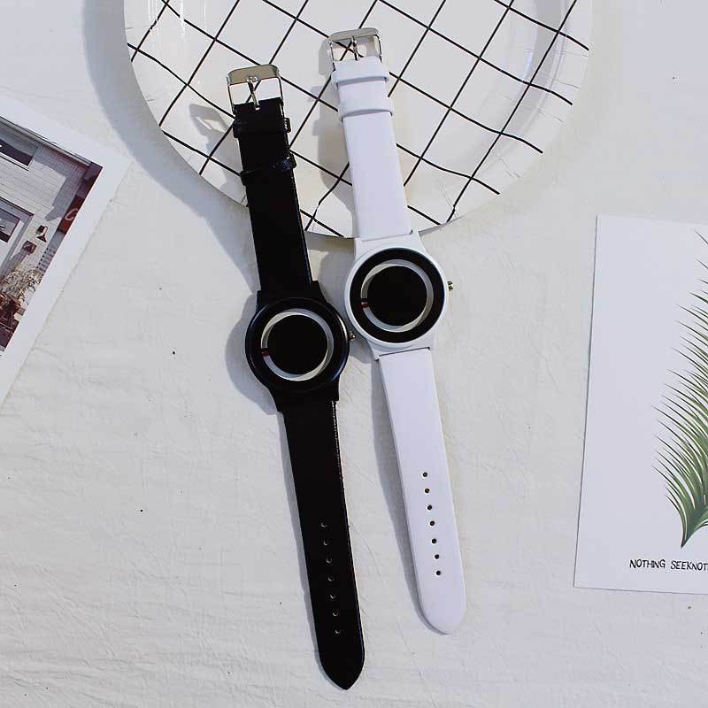 Norvo | IcoolGadgets Ny ankomst Trend ingen pekeren Konsept klokke Enkel kreativ merke Kvinne Menn klokker Relogio Feminino