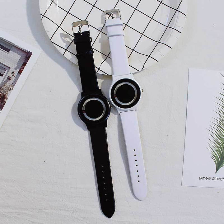 Norvo | IcoolGadgets Ny ankomst Trend ingen pekeren Konsept klokke Enkel kreativ merke Kvinne Menn klokker Relogio Feminino