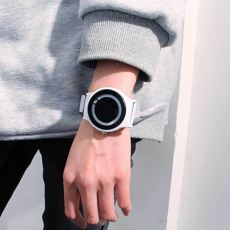 Norvo | IcoolGadgets Ny ankomst Trend ingen pekeren Konsept klokke Enkel kreativ merke Kvinne Menn klokker Relogio Feminino