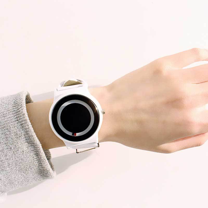Norvo | IcoolGadgets Ny ankomst Trend ingen pekeren Konsept klokke Enkel kreativ merke Kvinne Menn klokker Relogio Feminino
