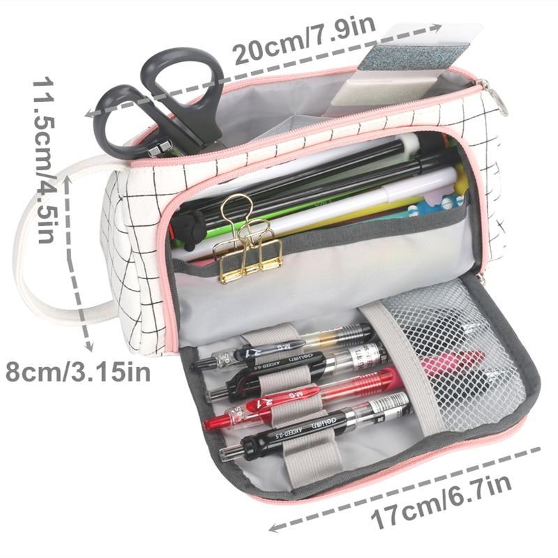 Norvo | IcoolGadgets Super Pennal Kawaii Stor Kapasitet Pennal Skole Pennal Utstyr Penn Bag Skole Boks Blyanter Pung Kontorrekvisita